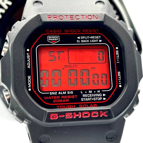 Relógio Masculino G-Shock Digital DW preto vermelho c/caixa a prova dagua - Imagem 3