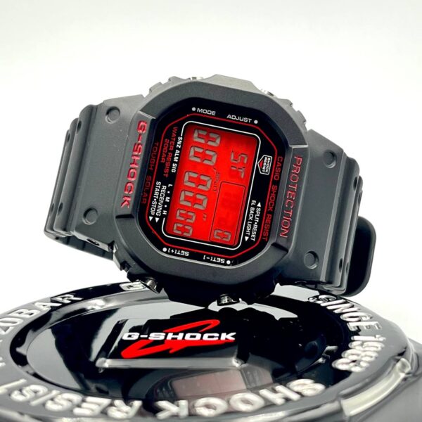 Relógio Masculino G-Shock Digital DW preto vermelho c/caixa a prova dagua - Imagem 4