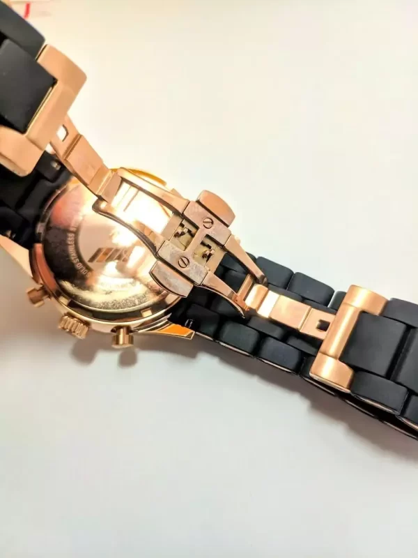 Relógio Emporio Armani Ar5905 Preto Rose Unissex Linha Luxo- 100% Funcional - Imagem 4