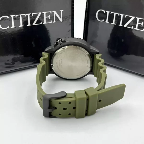 Relógio Citizen Aqualand masculino verde c/ caixa a prova dagua - Imagem 3